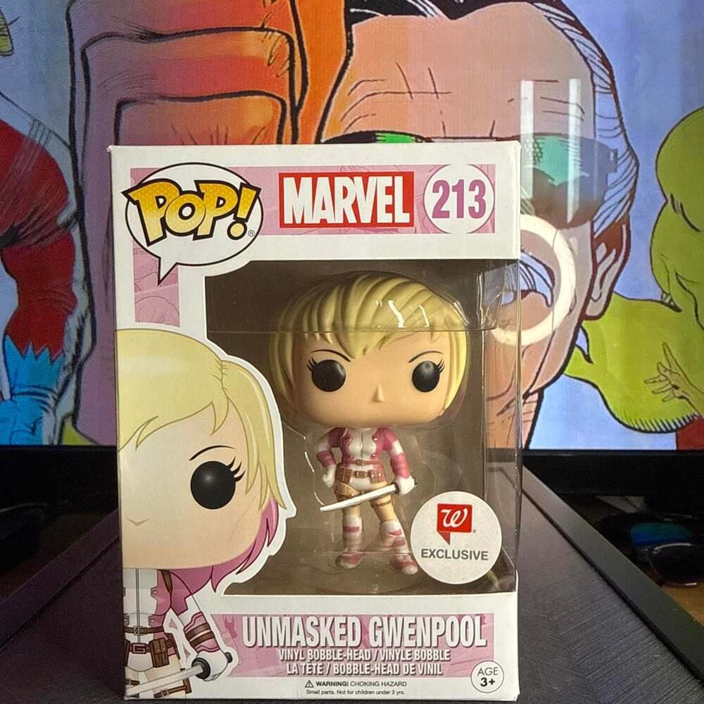Funko Pop Marvel Unmasked Gwenpool #213 Walgreens Exclusive